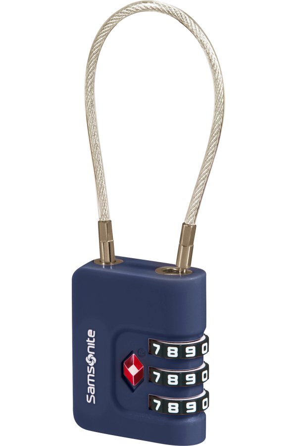 Samsonite Ta Revolution Cablelock 3 dial TSA  Midnatsblå