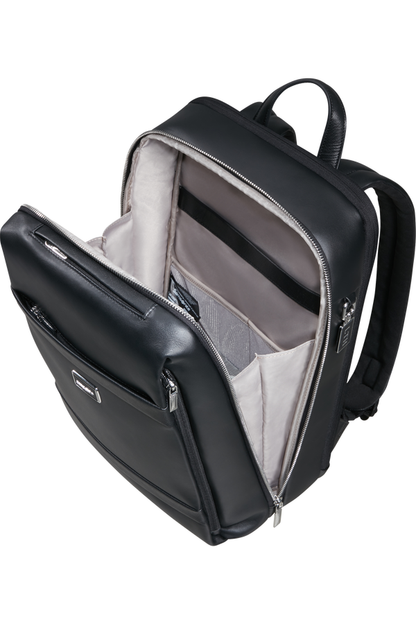 Image Biz Leather Rygs&aelig;k 14.1" | Samsonite Image Biz Leather Backpack 14.1'  Sort