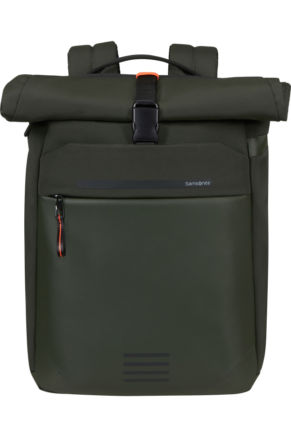 Samsonite Moderny Rolltop Backpack 15.6  Gr&oslash;n