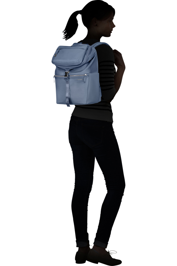 Samsonite Move Journey Laptop Backpack + Pouch 15.6'  Storm Blue