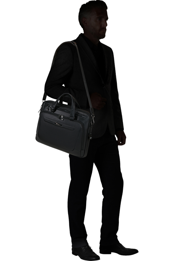 Pro-Dlx Leather Computertaske 15.6"