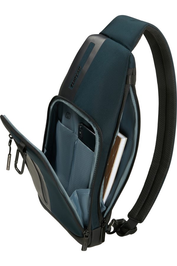 Samsonite Biz2go Slingbag M  Dybblå
