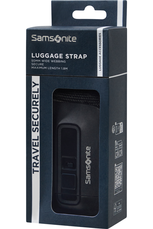 Samsonite Ta Revolution Luggage Strap 50mm  Sort