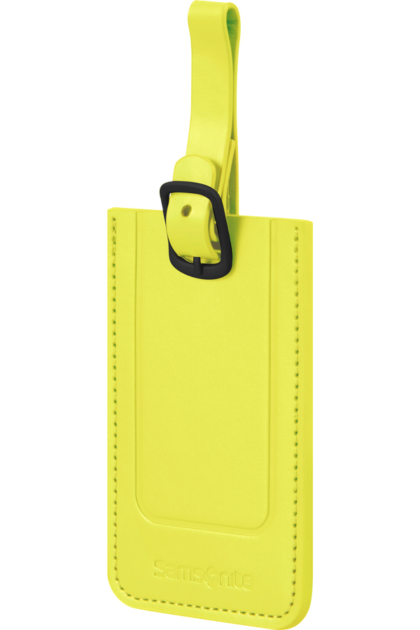 Samsonite Ta Revolution Rectangle Luggage Tag x2  Lime