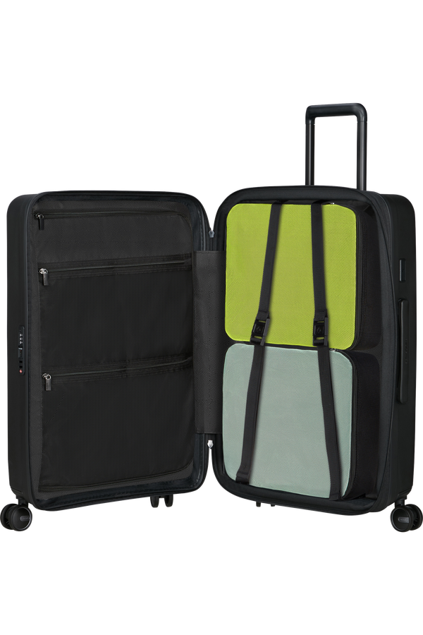 Samsonite Restackd Spinner Expandable 68cm  Sort