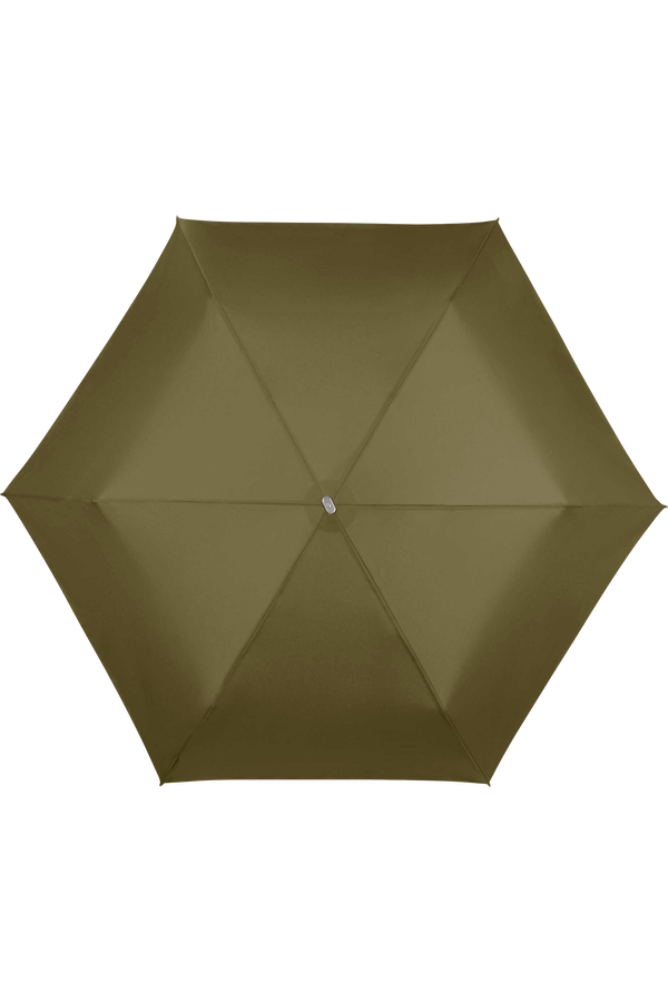 Samsonite Alu Drop S 3 Sect. Manual Flat  M&oslash;rk oliven